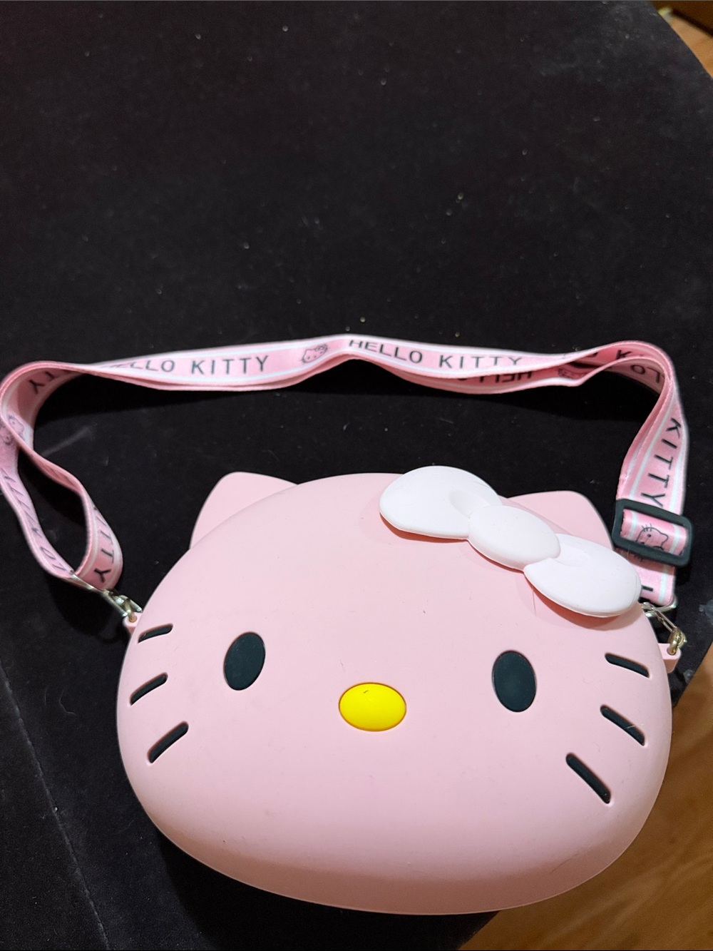 Hello Kitty Pink Crossbody Bag with White Bow